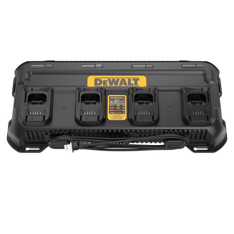 DeWalt DCB1404 Lithium-Ion 12V Max, 20V Max, and Flexvolt 20V/60V Max 4-Port Multi-Charger