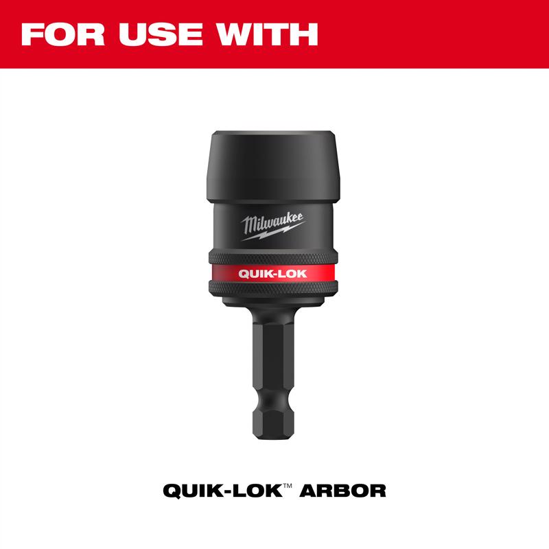 Milwaukee Steel 4.76 in. L Arbor