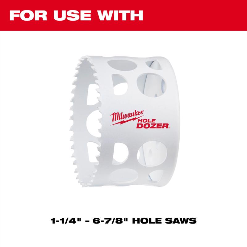 Milwaukee Steel 4.76 in. L Arbor