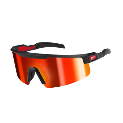 Milwaukee Wrap Around Safety Glasses Black Frame