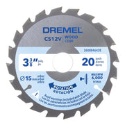 Dremel Blueprint 3-3/8 in. D X 15 mm Circular Saw Blade 20 teeth