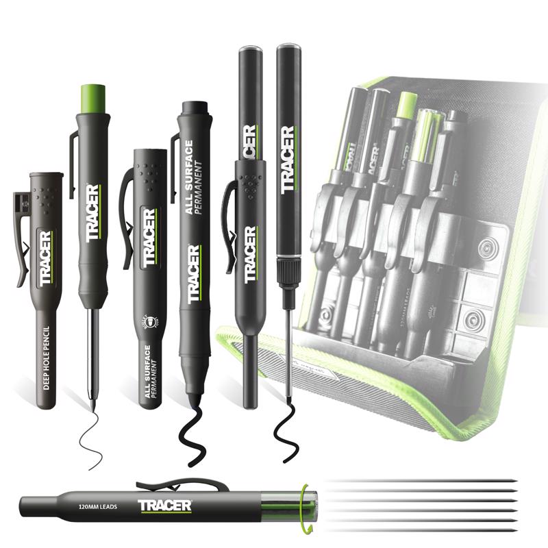 Tracer 8 in. L Marker Kit Assorted 5 pc