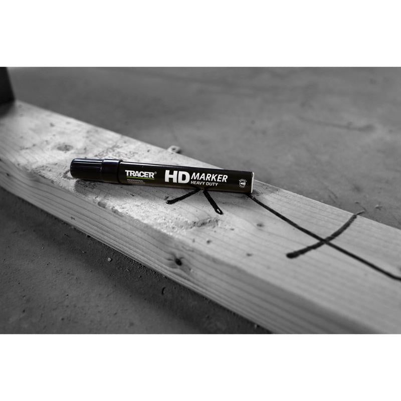 Tracer 6 in. L Permanent Marker Black