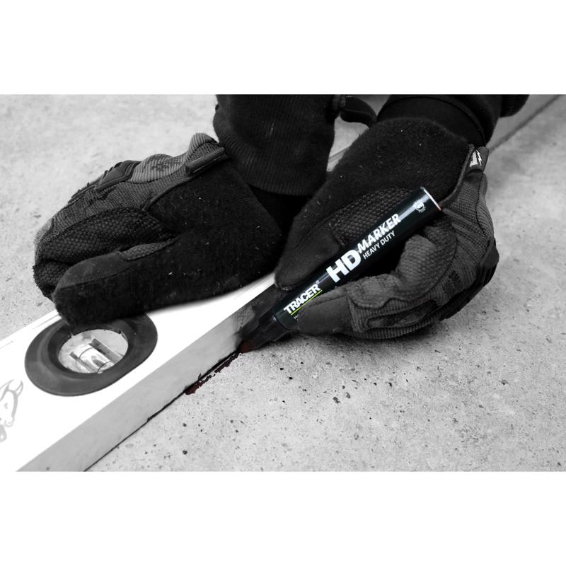 Tracer 6 in. L Permanent Marker Black