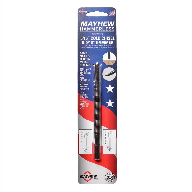 Mayhew Hammerless Cold Chisel and Hammer