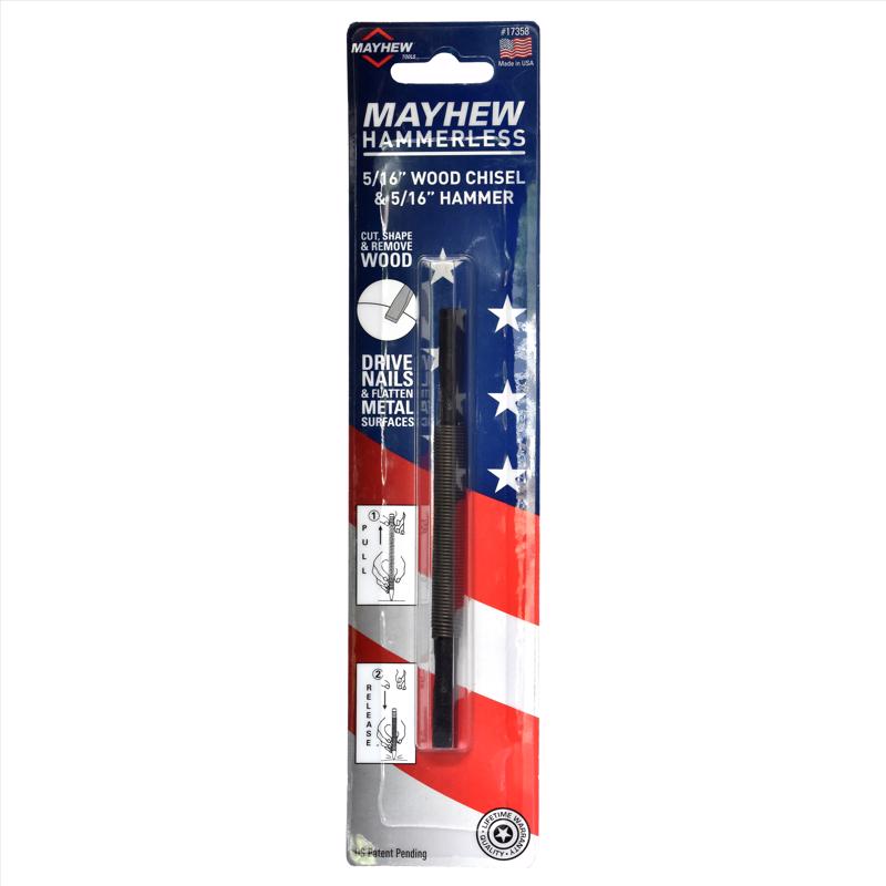 Mayhew Hammerless Wood Chisel and Hammer