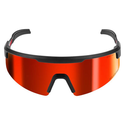 Milwaukee Anti-Fog Polarized Wrap Around Safety Glasses Red Mirror Lens Black Frame 1 pair