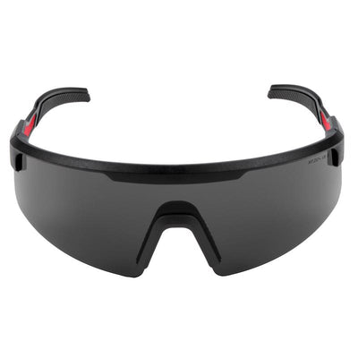 Milwaukee Wrap Around Safety Glasses Black Lens Black Frame 1 pair