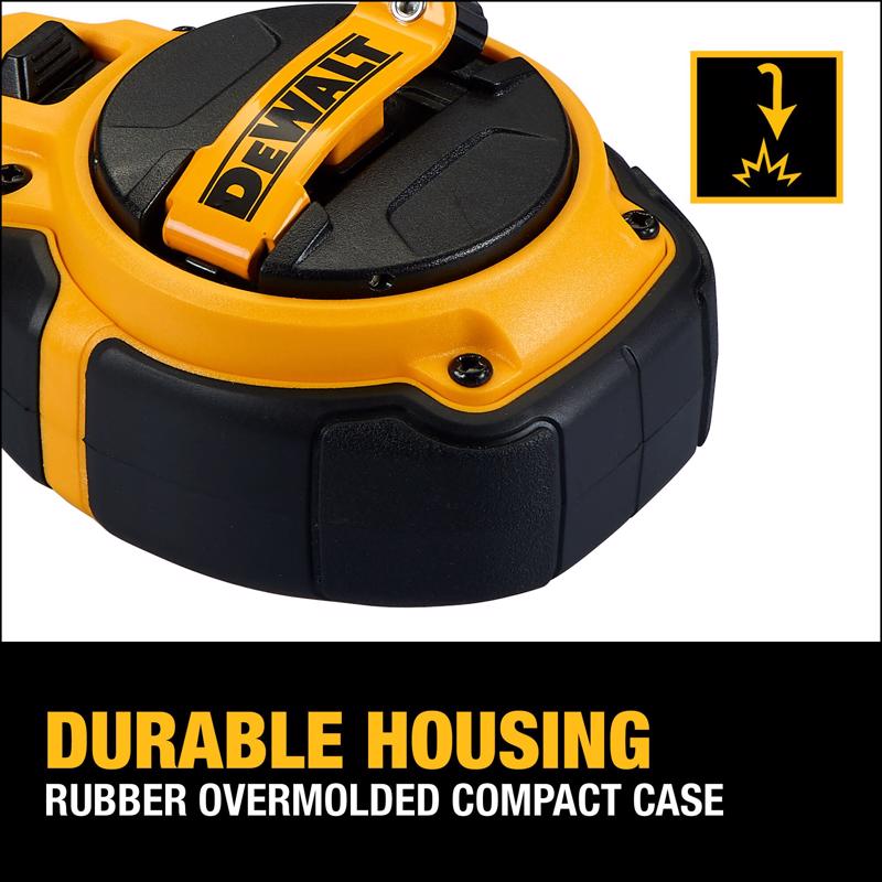 DeWalt Bi-Material Chalk Line Reel Bold Braided Line