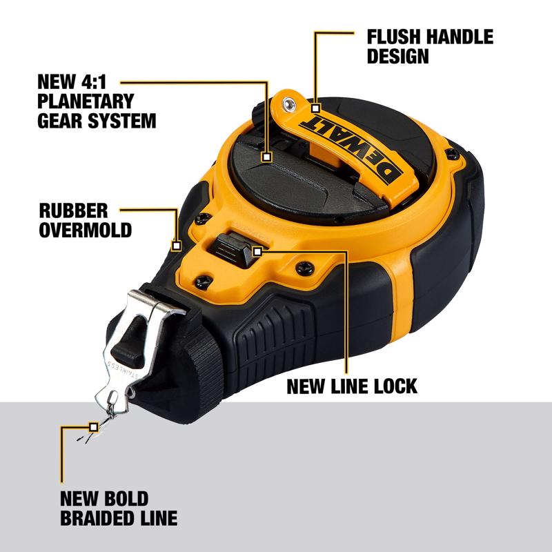 DeWalt Blue Bi-Material Chalk Line Reel Kit