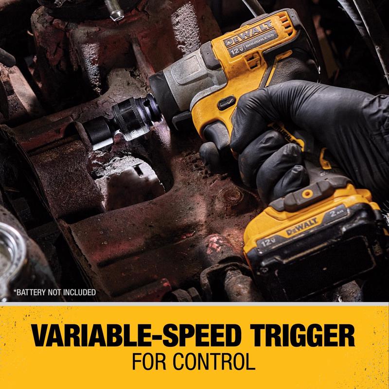 DeWalt 12V MAX XTREME 3/8 in. Cordless Brushless Compact Impact Wrench Tool Only