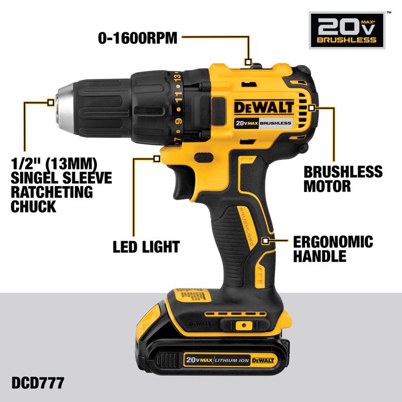 DeWalt 20V MAX Cordless Brushed 9 Tool Combo Kit