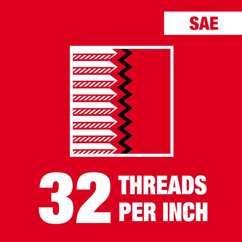 Milwaukee High Speed Steel SAE NF Plug Tap and Drill Bit Set 2 pc