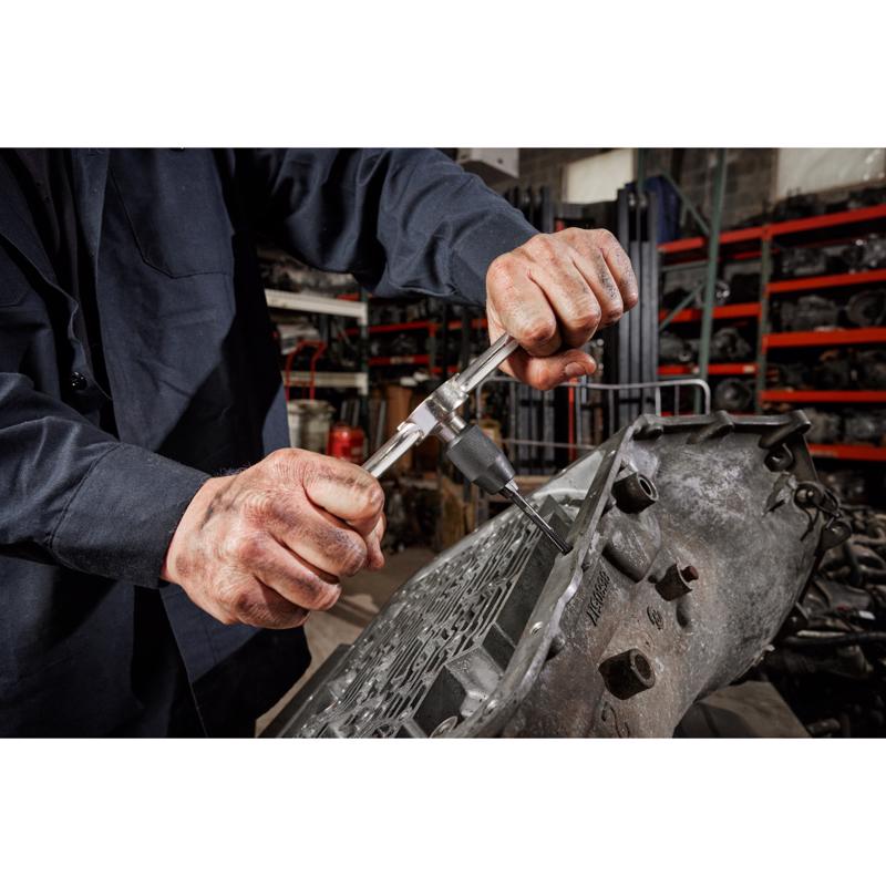 Milwaukee High Carbon Steel SAE SAE 3/8-16 NC Straight Flute Plug Tap & 5/16 Drill Bit Plug Tap and