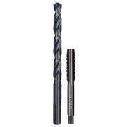 Milwaukee High Carbon Steel Metric Metric M10-1.50 mm Straight Flute Plug Tap & R Drill Bit Plug Tap