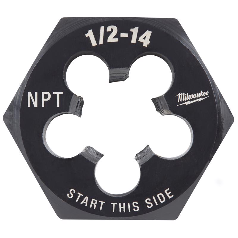 Milwaukee High Carbon Steel SAE Hex Hexagon Die