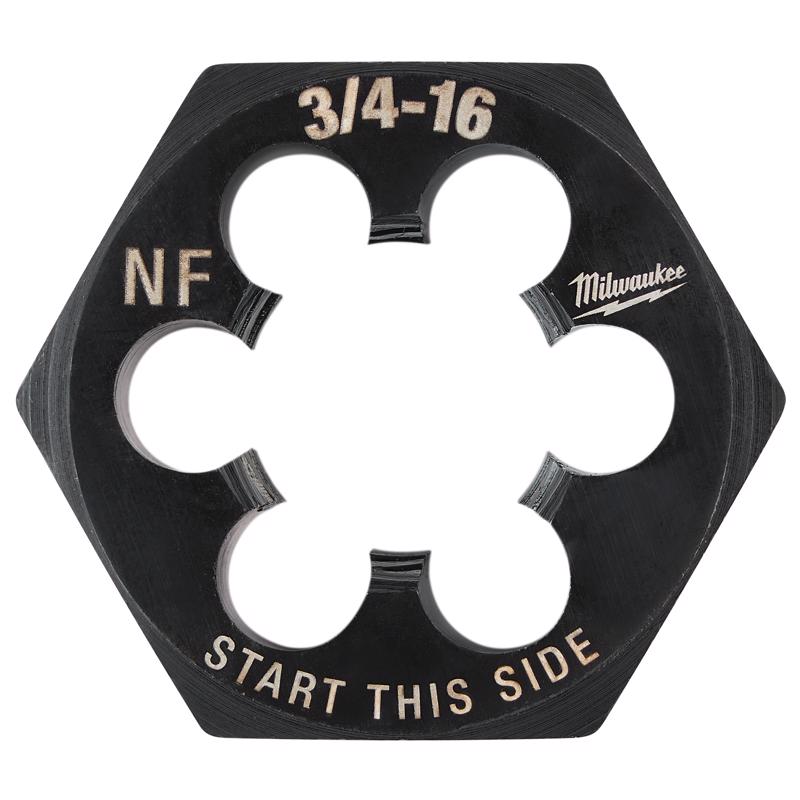Milwaukee High Carbon Steel SAE NF Hexagon Die