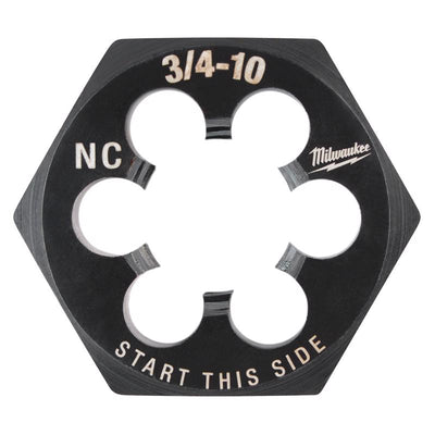 Milwaukee High Carbon Steel SAE NC Hexagon Die