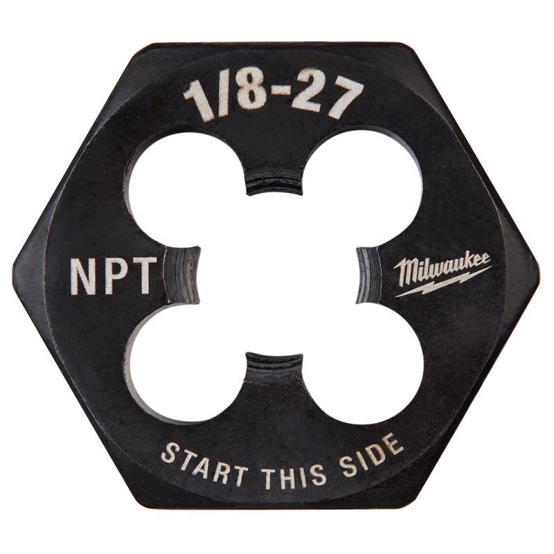Milwaukee High Carbon Steel SAE NPT Hexagon Die