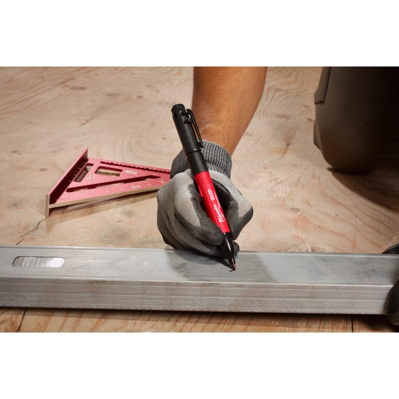Milwaukee Black Fine and Chisel Tips Jobsite Marker