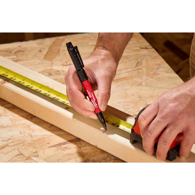 Milwaukee Inkzall Black Ultra Fine and Fine Tips Jobsite Marker