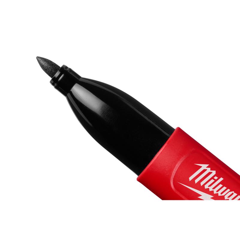 Milwaukee Inkzall Black Ultra Fine and Fine Tips Jobsite Marker