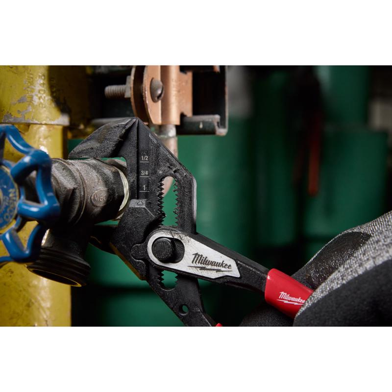 Milwaukee 2 pc Steel Wrench Adjustable Pliers Set 10.25 in. L