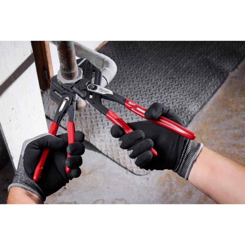 Milwaukee 2 pc Steel Wrench Adjustable Pliers Set 10.25 in. L