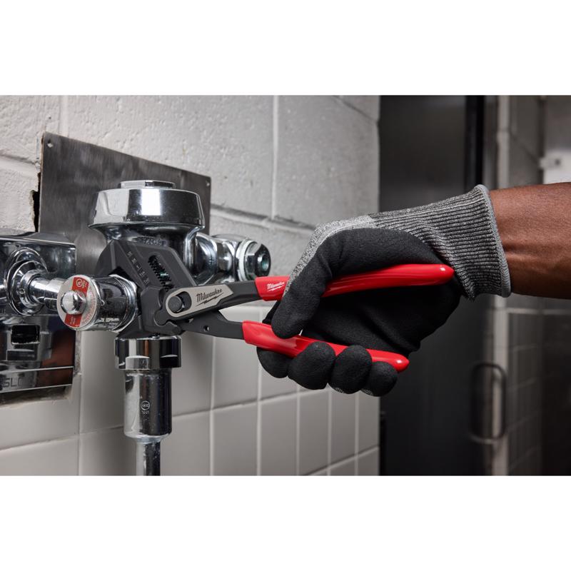 Milwaukee 2 pc Steel Wrench Adjustable Pliers Set 10.25 in. L
