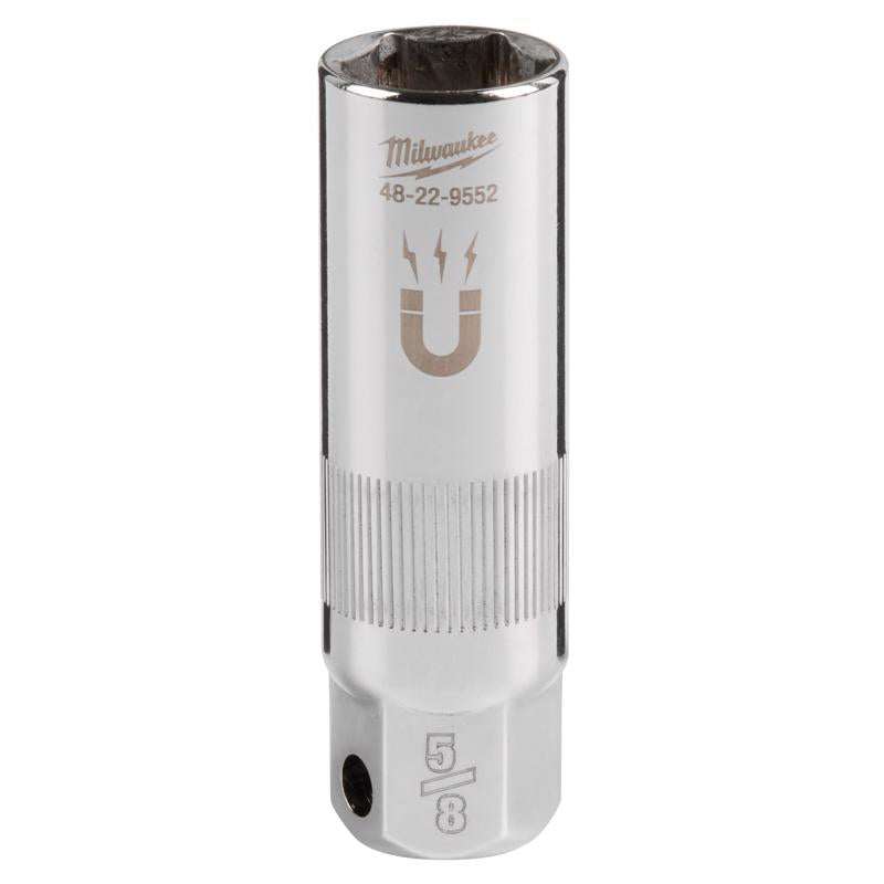 Milwaukee 5/8 in. X 3/8 in. drive SAE 6 Point Spark Plug Socket