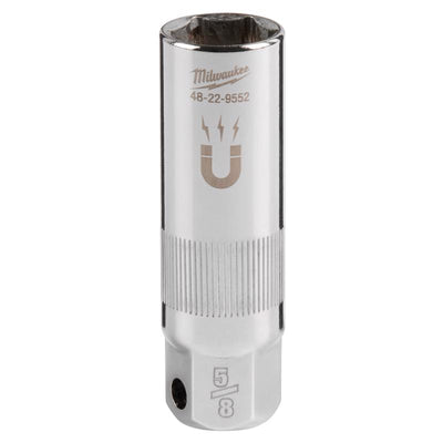 Milwaukee 5/8 in. X 3/8 in. drive SAE 6 Point Spark Plug Socket