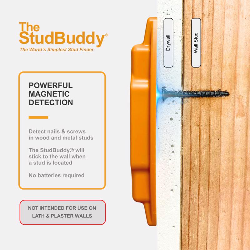 The StudBuddy 2 Pack 5.5 in. L X 1 in. W Magnetic Stud Finder 2 in. 2 pc