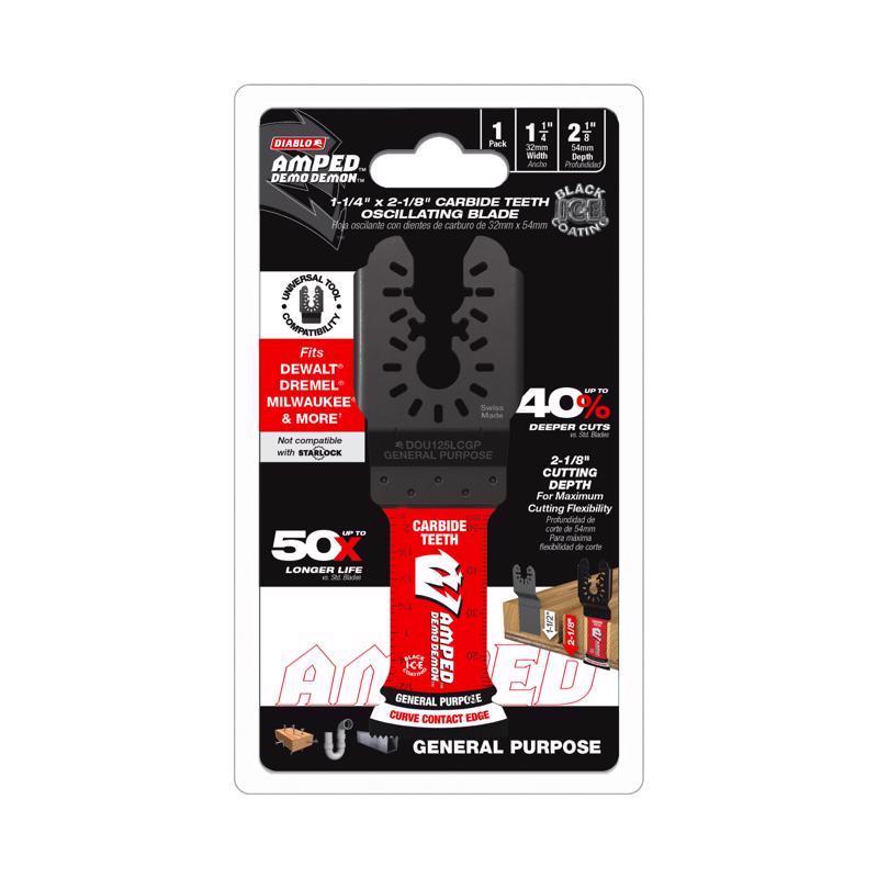 Diablo Demo Demon 2-1/8 in. L X 1-1/4 in. W Carbide Oscillating Blade