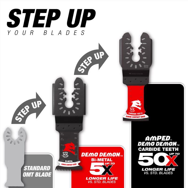 Diablo Demo Demon 2-1/8 in. L X 1-1/4 in. W Carbide Oscillating Blade