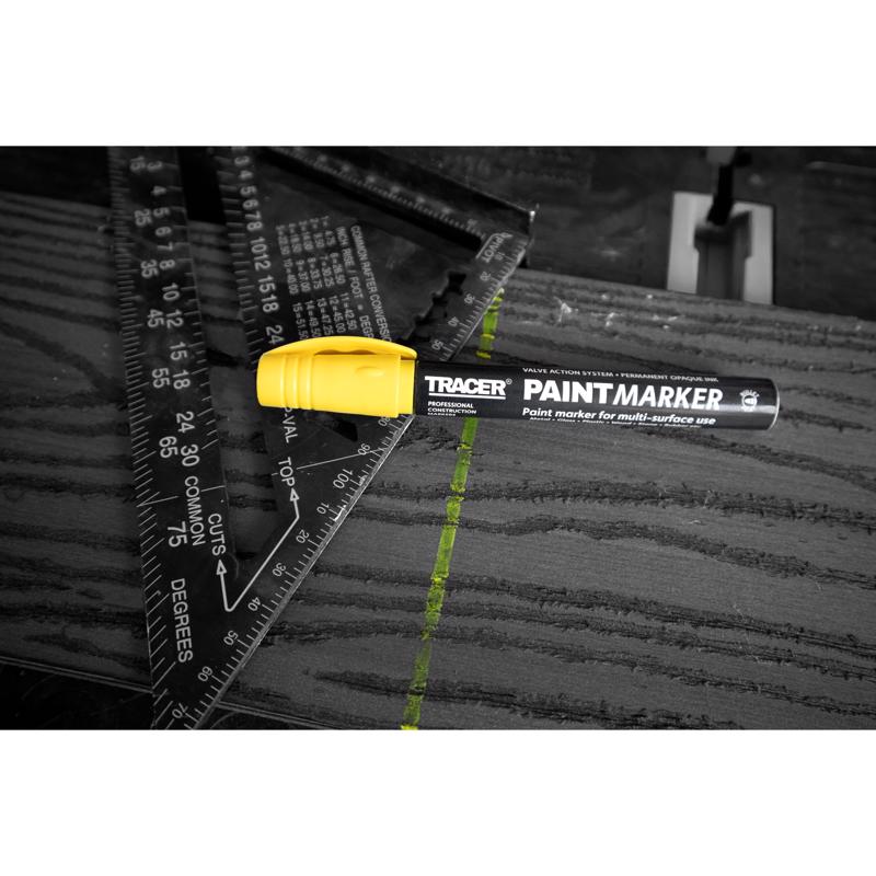 Tracer 8 in. L Paint Marker Yellow