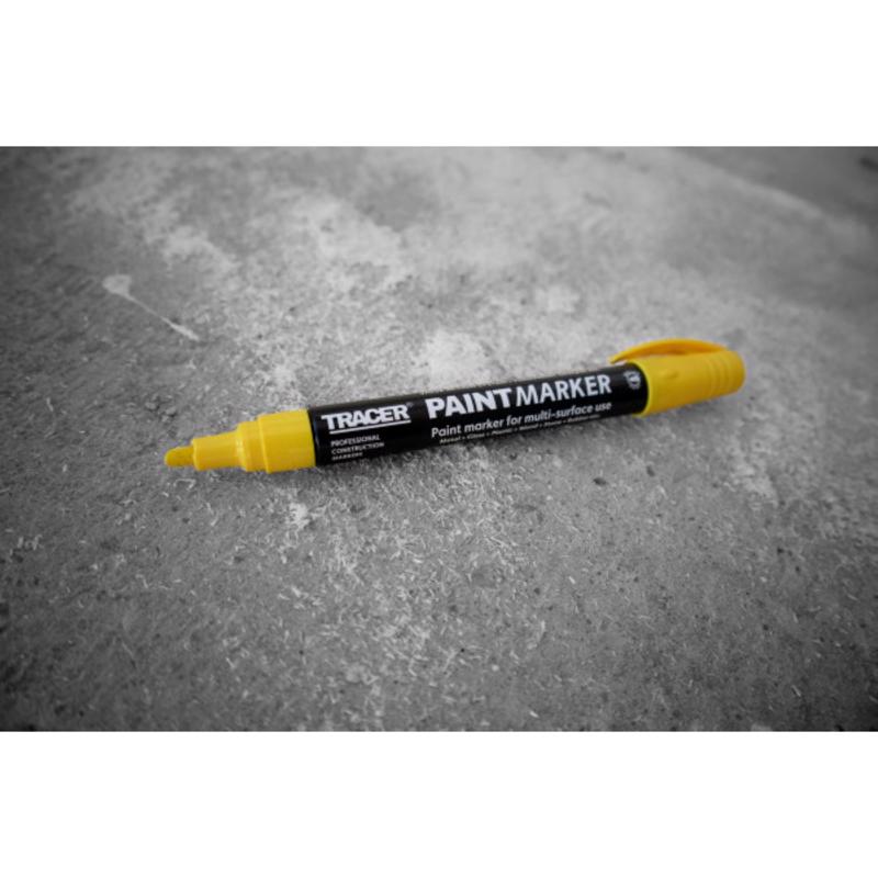 Tracer 8 in. L Paint Marker Yellow