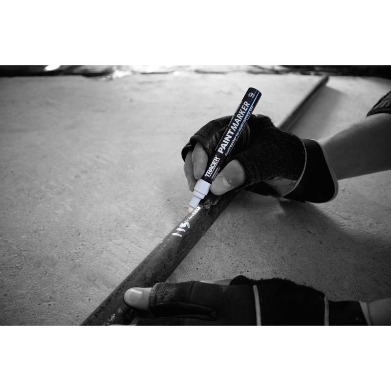 Tracer 8 in. L Paint Marker White