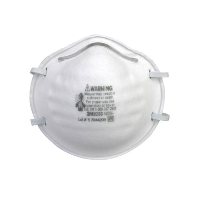 3M N95 Disposable Particulate Respirator White 40 pk