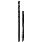 Milwaukee High Carbon Steel SAE SAE 6-32 NC Straight Flute Plug Tap & #36 Drill Bit Plug Tap and Dri