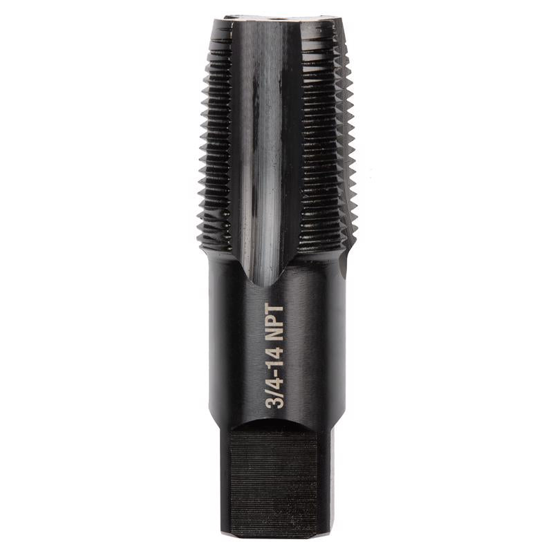 Milwaukee High Carbon Steel SAE Straight Taper Tap 3/4-14 NPT