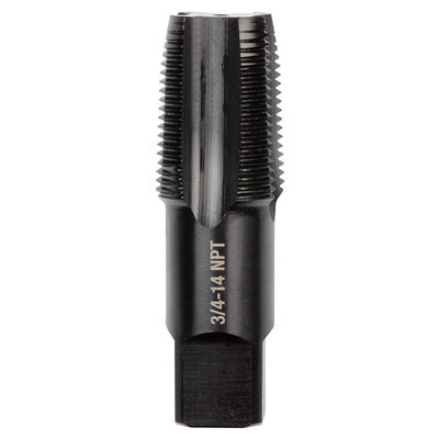 Milwaukee High Carbon Steel SAE Straight Taper Tap 3/4-14 NPT