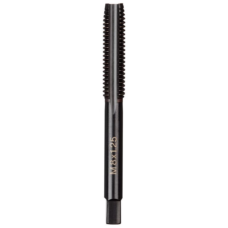 Milwaukee High Carbon Steel Metric Straight Plug Tap M8-1.25 mm