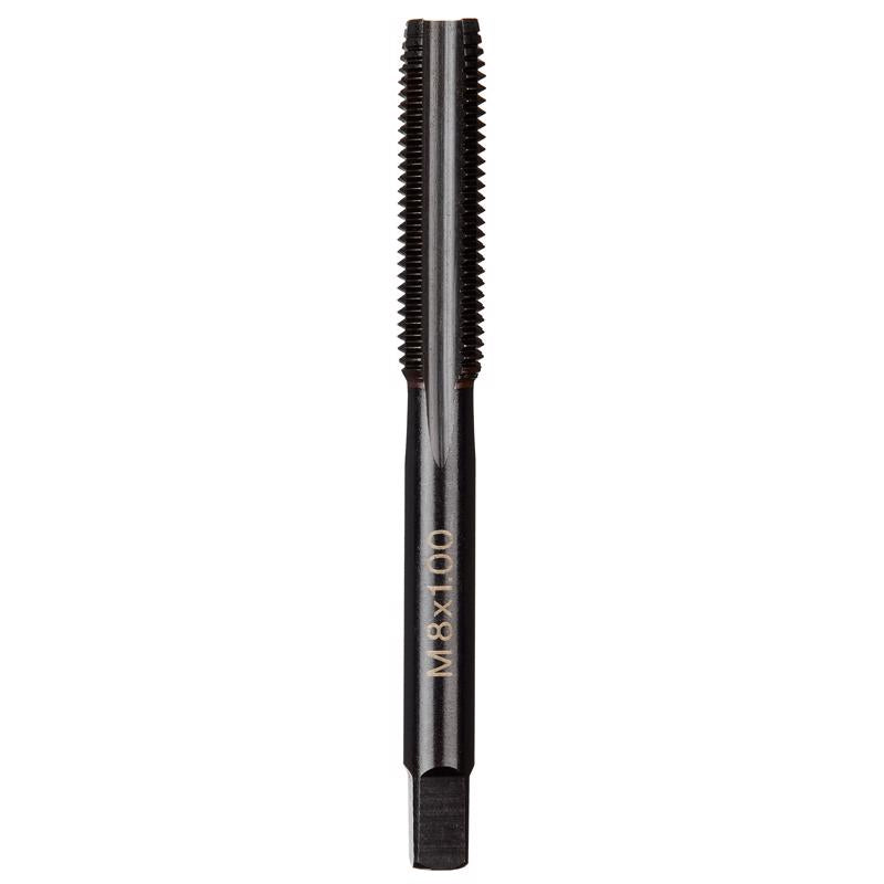 Milwaukee High Carbon Steel Metric Straight Plug Tap M8-1.0 mm