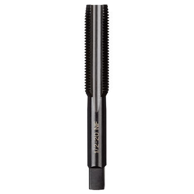 Milwaukee High Carbon Steel SAE Straight Plug Tap 1/2-20 NF