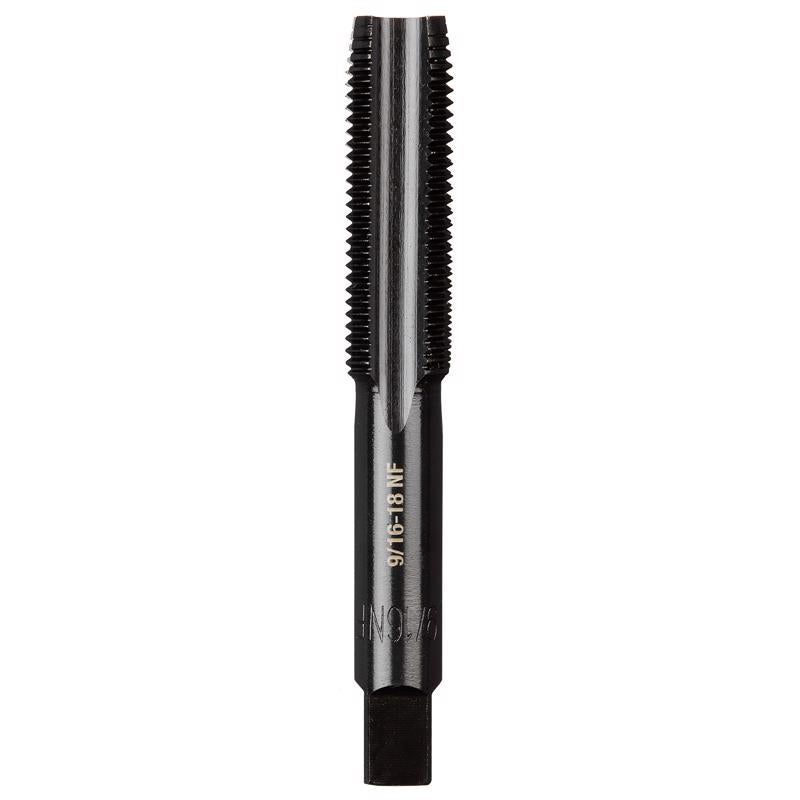 Milwaukee High Carbon Steel SAE Straight Plug Tap 9/16-18 NF