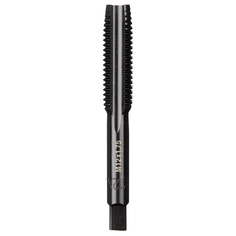 Milwaukee High Carbon Steel Metric Straight Plug Tap M12-1.75 mm