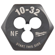 Milwaukee High Carbon Steel SAE Hexagon Die 10-32 NF