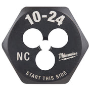 Milwaukee High Carbon Steel SAE Hexagon Die 10-24 NC