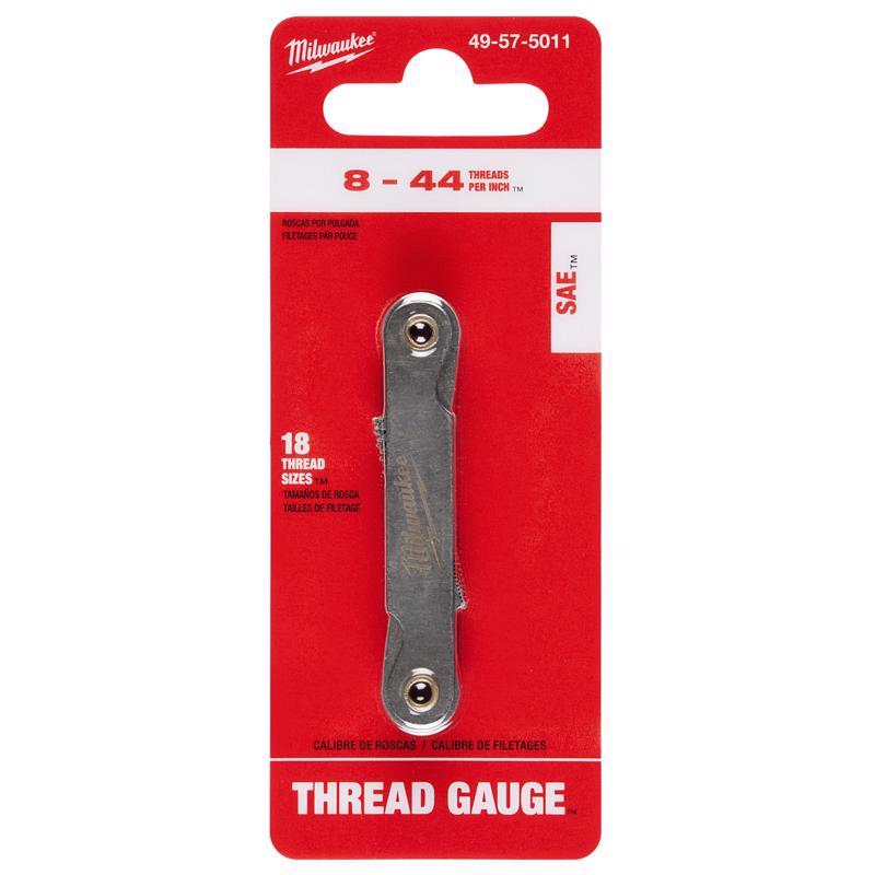 Milwaukee High Speed Steel SAE Thread Gauge