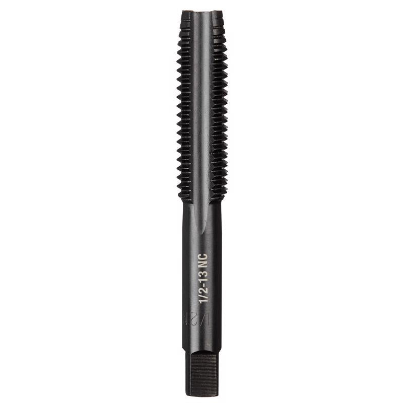 Milwaukee High Carbon Steel SAE Straight Plug Tap 1/2-13 NC